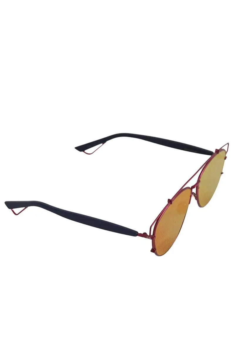 Lunettes de soleil Dior Bordeaux en Métal