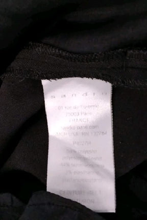 Pantalon droit Sandro  Noir
