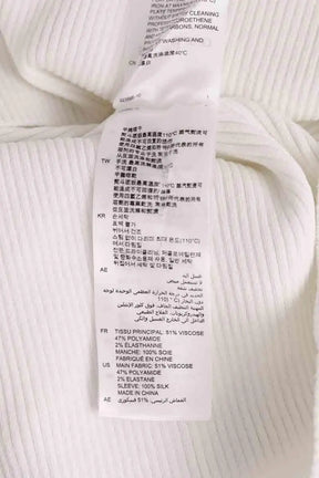 Top Sandro Blanc en Viscose