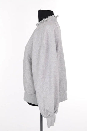 Sweatshirt Des Petits Hauts Gris en Coton