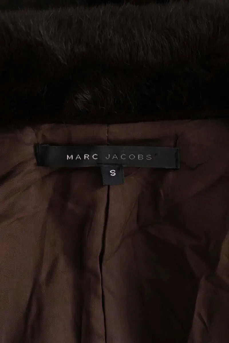 Blouson Marc Jacobs Marron en Fourrure