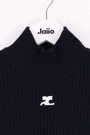 Pull Courrèges Bleu en Synthétique