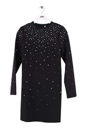 Robe The Kooples Noir en Synthétique, taille XS - Seconde Main