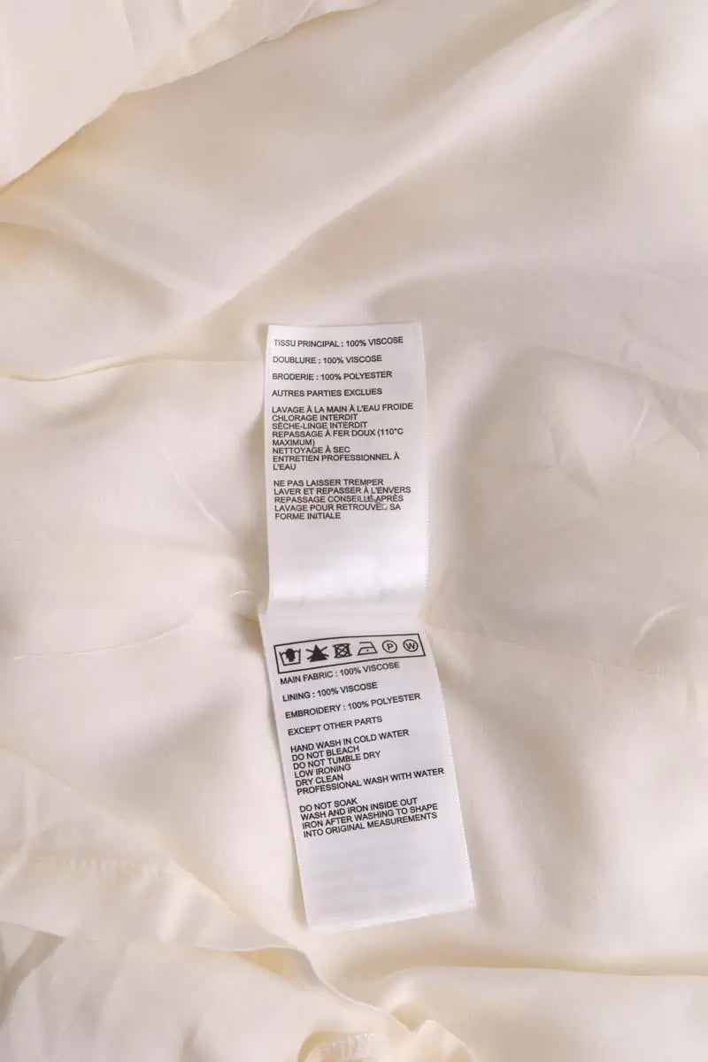 Robe Ba&Sh Blanc en Viscose