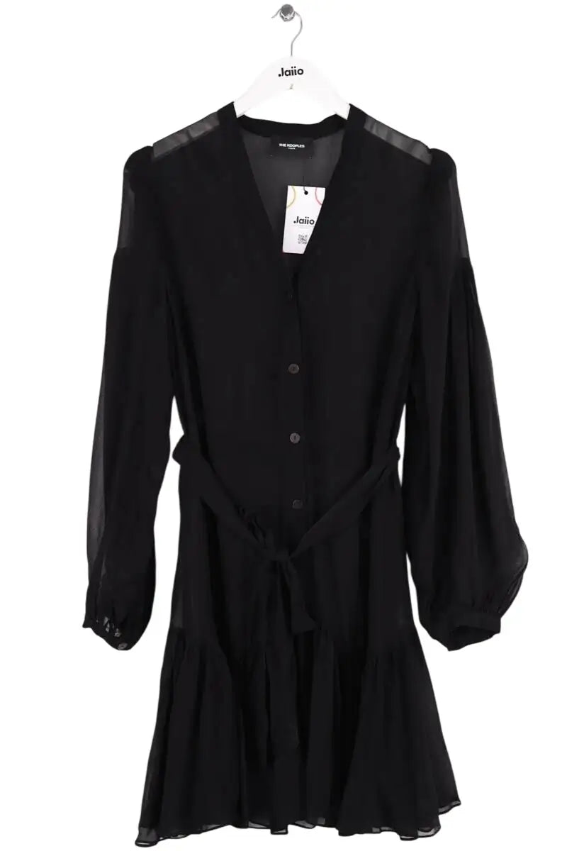 Robe The Kooples Noir en Synthétique, taille L - Seconde Main