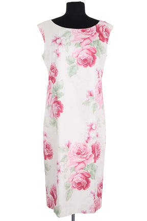 Robe Agnès B. Blanc en Coton, taille L - Seconde Main