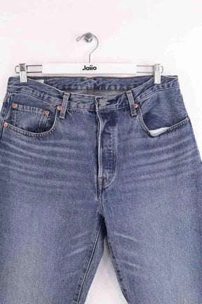 Jean droit Levi's Bleu en Coton