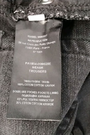 Jean droit Isabel Marant Étoile  Noir