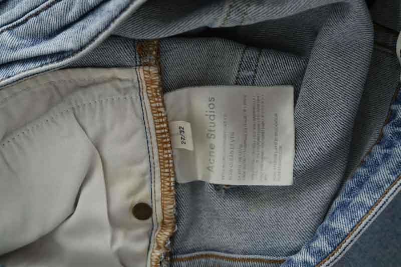 Jean droit Acne Studios  Bleu