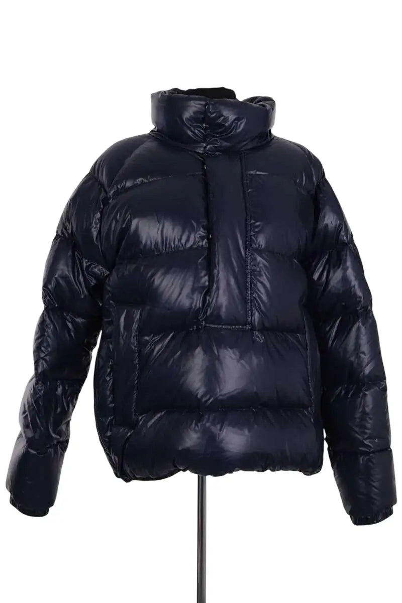 Doudoune Pyrenex Marine en Synthétique, taille M - Seconde Main