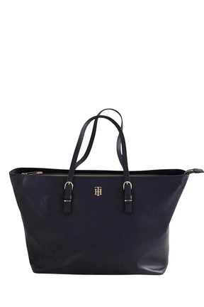 Cabas Tommy Hilfiger Marine en Cuir - Seconde Main