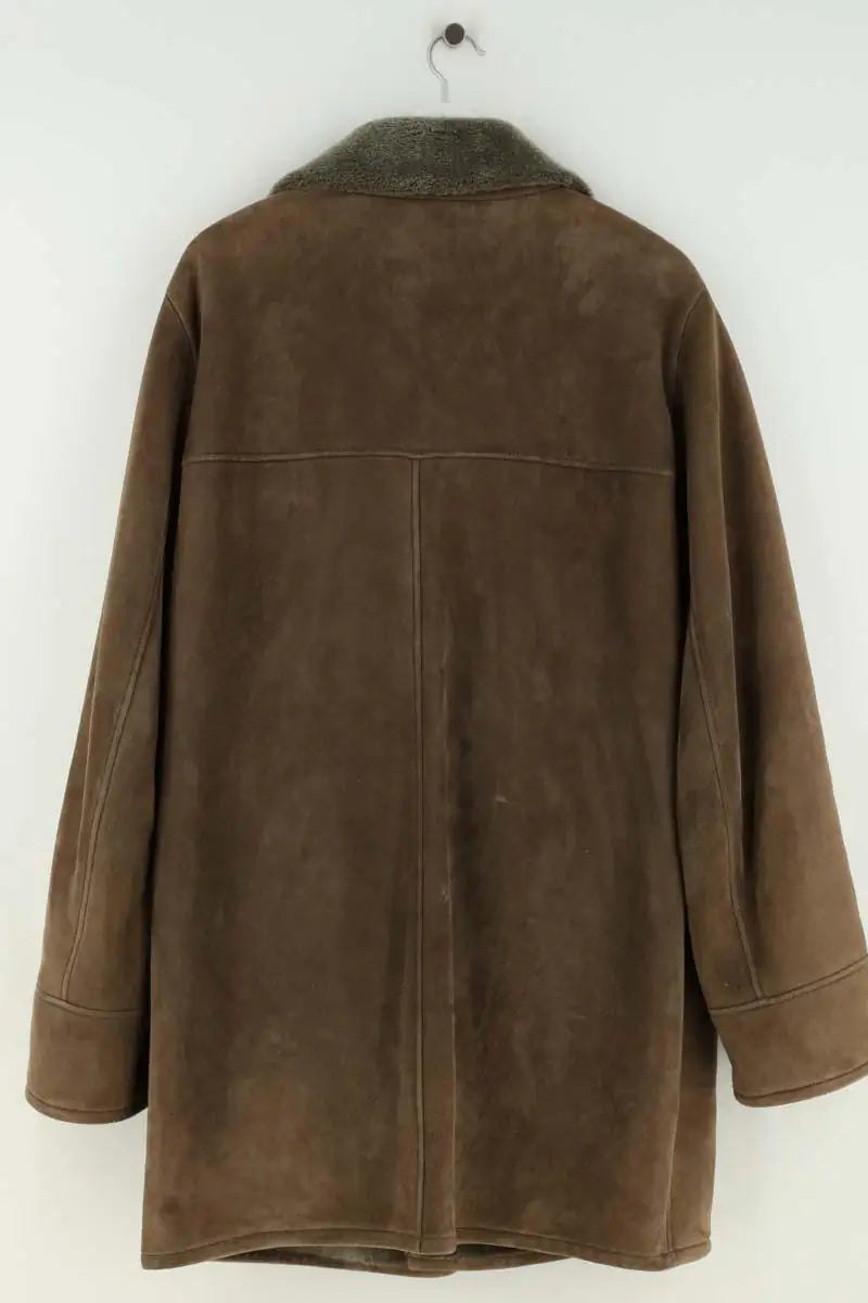 Manteau Loro Piana Marron en Daim