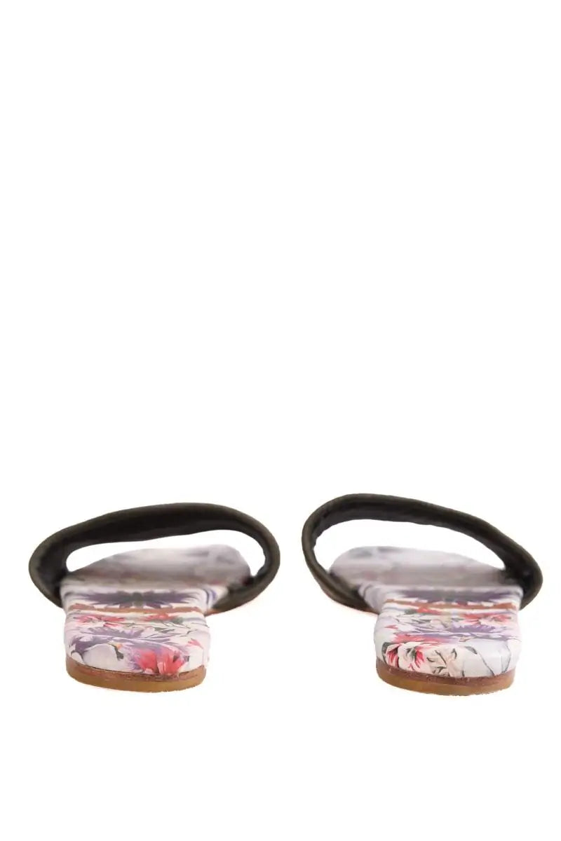 Mules Dior Dway brodé Multicolore en Cuir