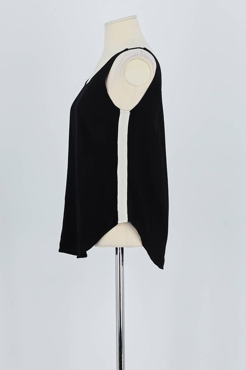 Top sans manche Bash  Noir