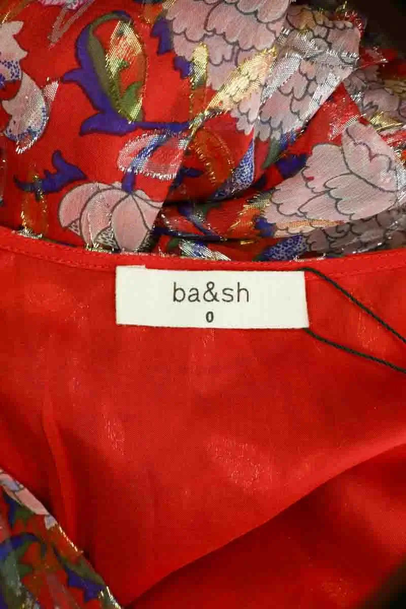 Robe Ba&Sh Rouge en Soie