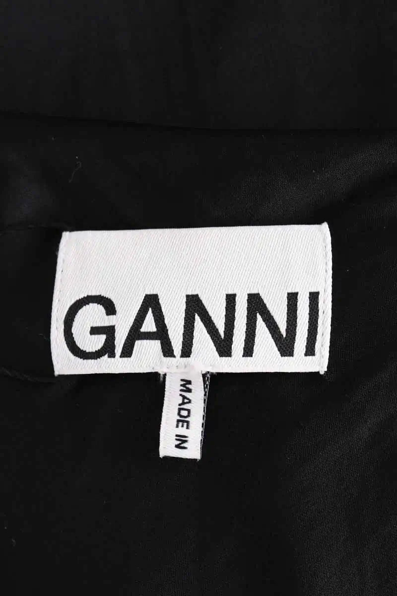 Robe Ganni Noir en Viscose