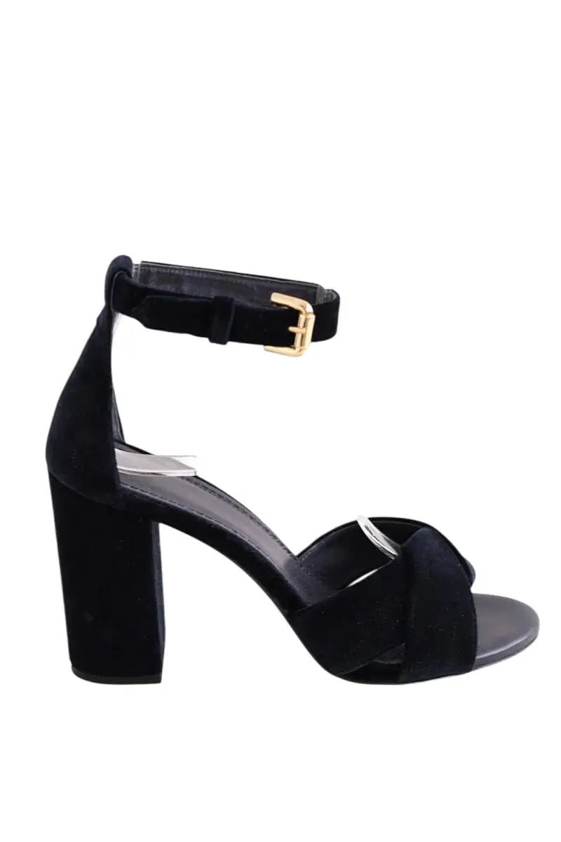 Talons Maje Bleu en Velours, taille 39 - Seconde Main