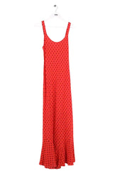 Robe Réalisation Rouge en Soie, taille S - Seconde Main