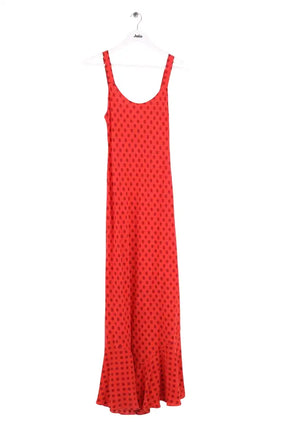 Robe Réalisation Rouge en Soie, taille S - Seconde Main