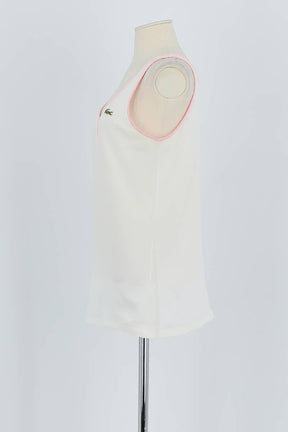 Top sans manche Lacoste  Blanc
