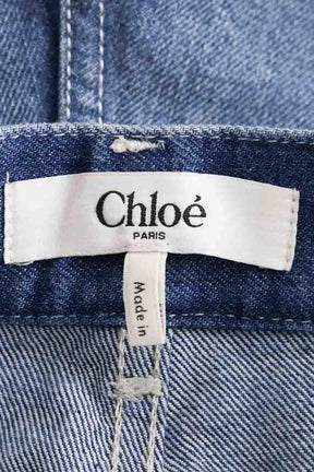 Jean bootcut Chloé Bleu en Coton