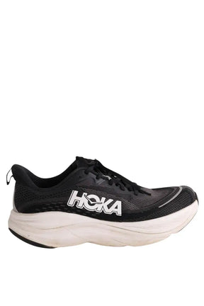 Baskets Hoka Noir en Cuir, taille 46 - Seconde Main