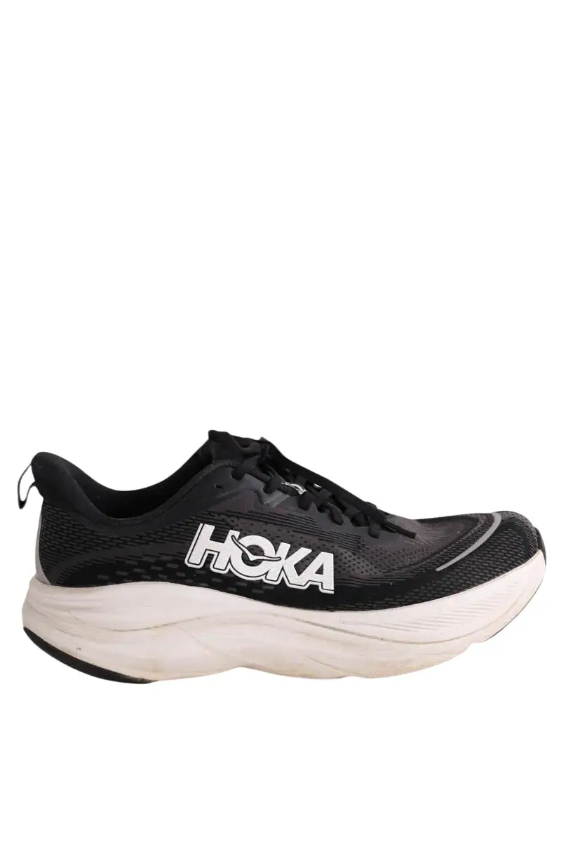 Baskets Hoka Noir en Cuir, taille 46 - Seconde Main