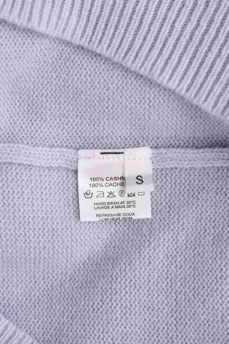 Cardigan Alexandra Golovanoff Bleu en Cachemire