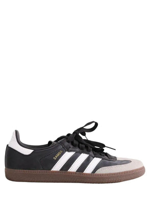 Baskets Adidas Noir en Cuir, taille 38 - Seconde Main