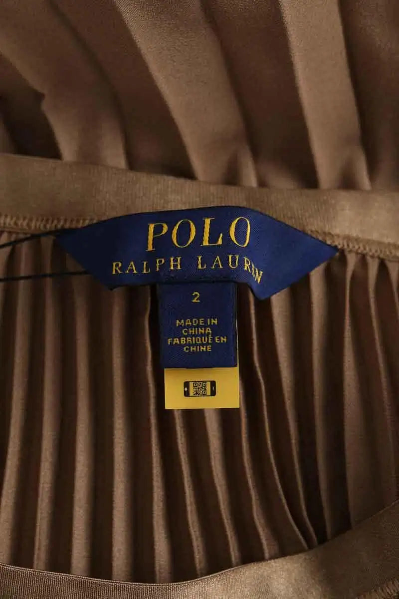 Jupe Ralph Lauren Marron en Synthétique