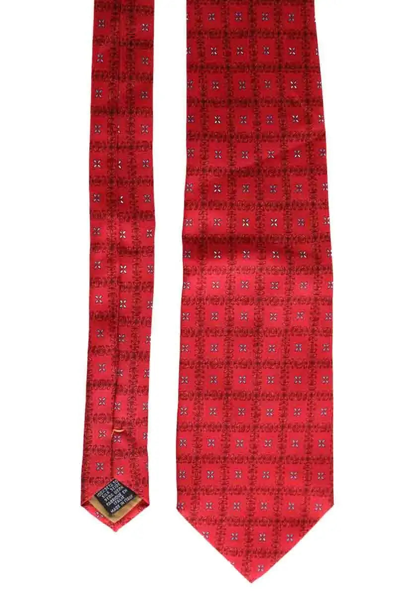 Cravate Yves Saint Laurent Rouge en Soie