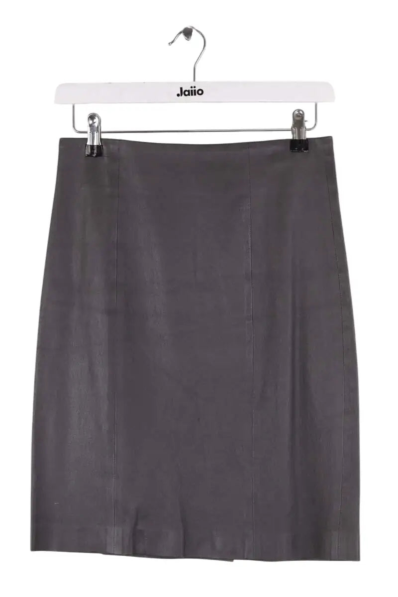 Jupe Max & Moi Gris en Cuir, taille S - Seconde Main