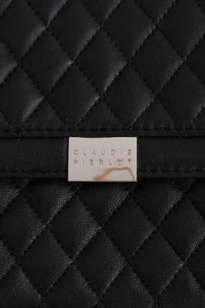 Sac porté épaule Claudie Pierlot Noir en Cuir