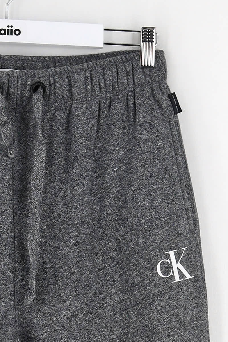 Pantalon droit Calvin Klein  Gris