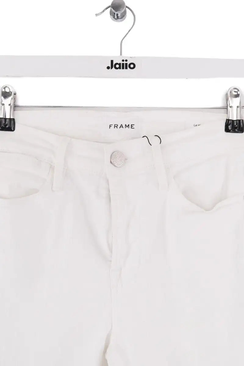 Jean bootcut Frame Blanc en Coton