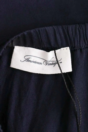 Jupe American Vintage Marine en Synthétique