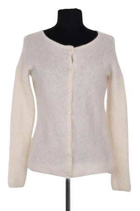 Cardigan Sézane Ecru en Laine, taille S - Seconde Main