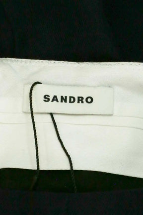 Pantalon Sandro Marine en Laine