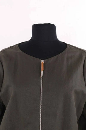 Gilet Fabiana Filippi Kaki en Coton