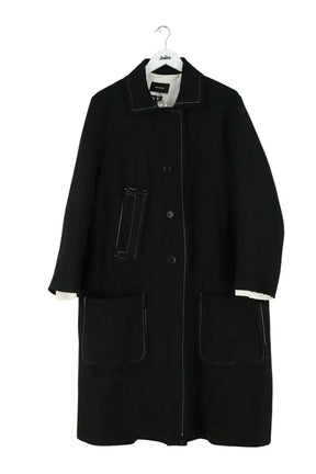 Manteau Isabel Marant Noir en Laine, taille S - Seconde Main