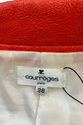 Veste Courrèges Orange en Synthétique