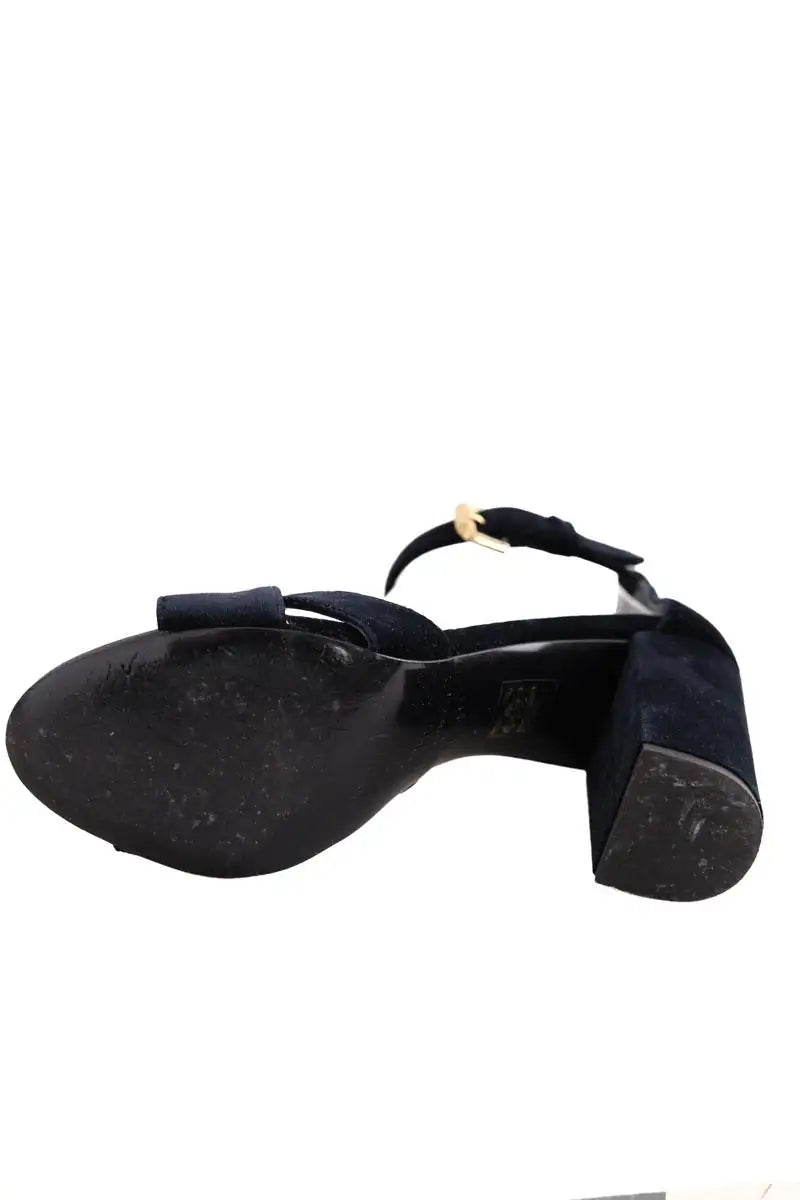 Talons Maje Bleu en Velours
