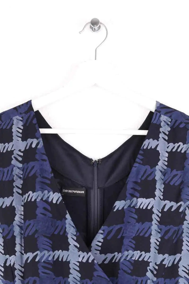 Robe Emporio Armani Bleu en Soie