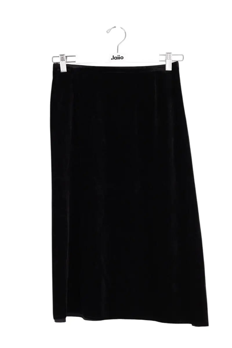 Jupe Joseph Sabra drapy velvet Noir en Synthétique, taille XS - Seconde Main