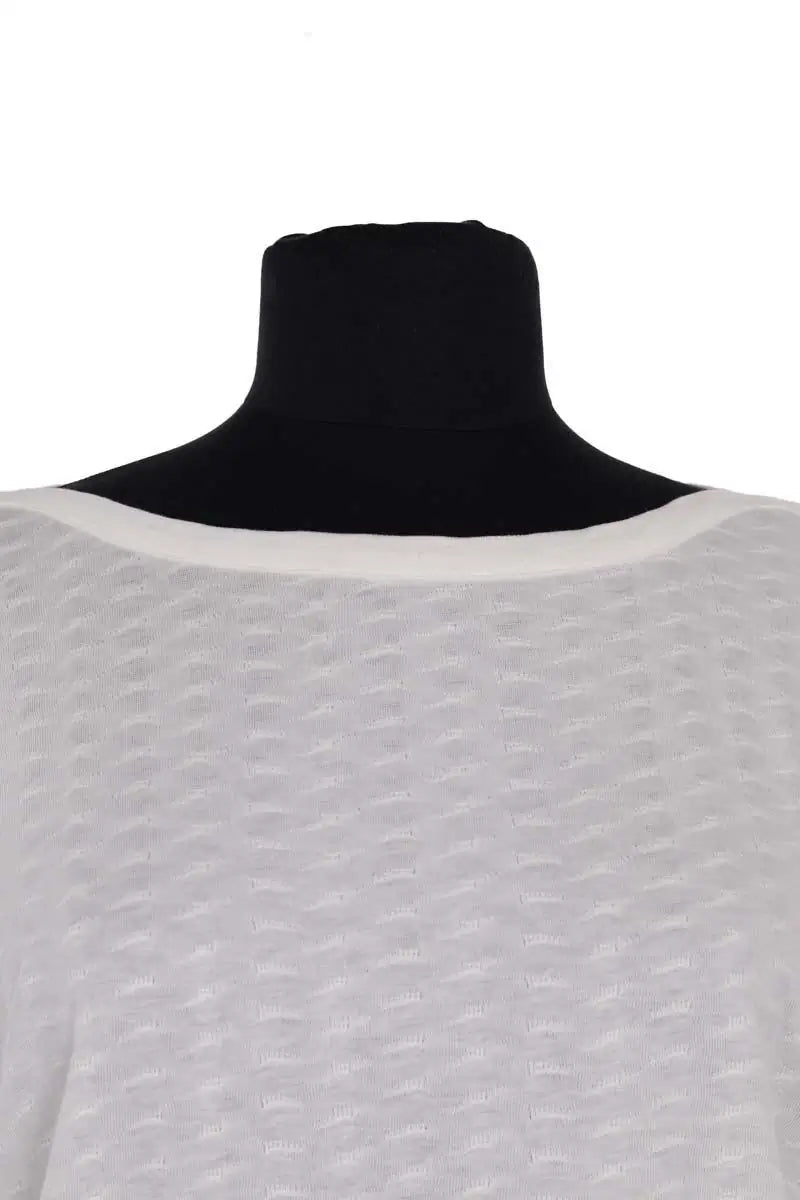 T-shirt Sessun Ecru en Synthétique