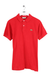 Polo Lacoste Rouge en Coton, taille XL - Seconde Main
