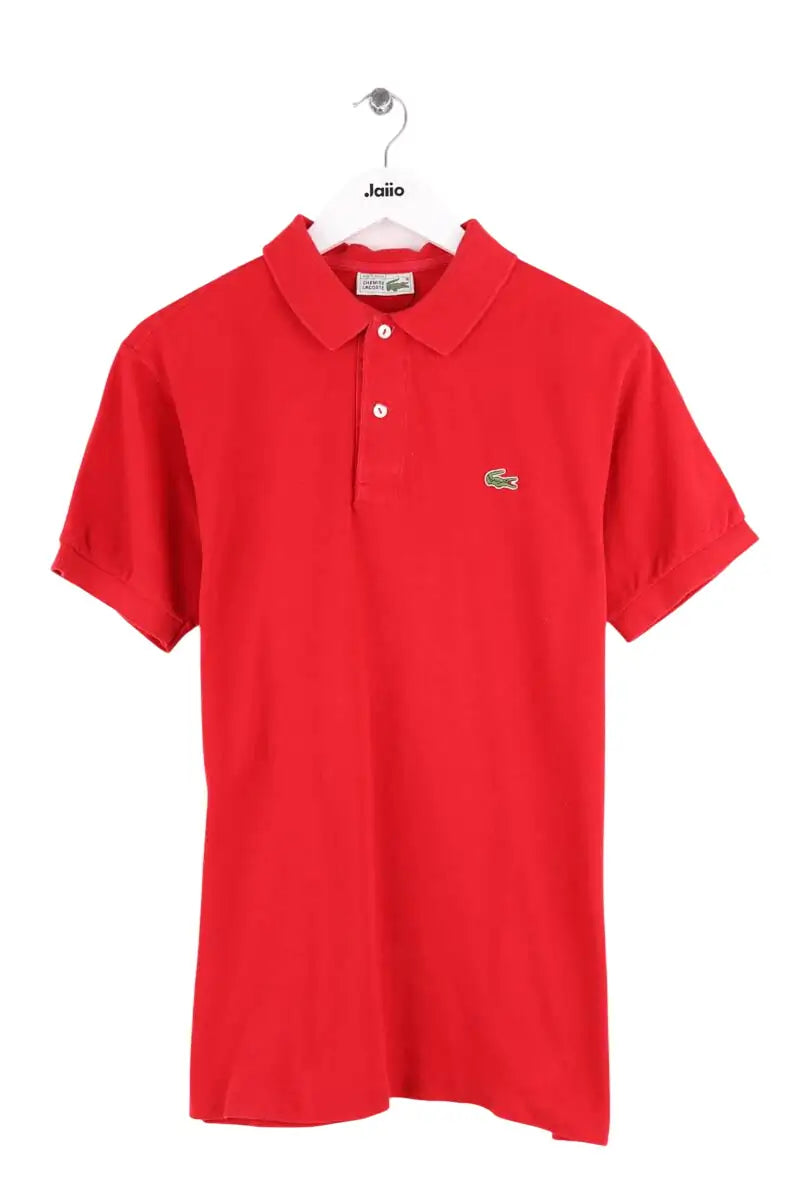 Polo Lacoste Rouge en Coton, taille XL - Seconde Main