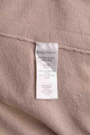 Top Zadig & Voltaire Beige en Viscose