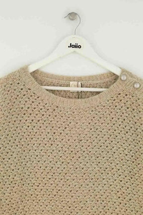 Pull Des Petits Hauts Doré en Synthétique