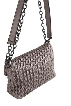 Sac à bandoulière Emporio Armani Argent en Cuir